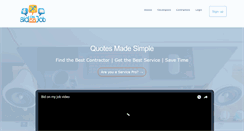 Desktop Screenshot of bidonmyjob.com